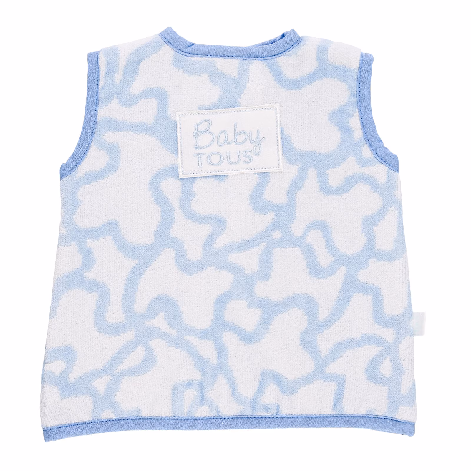 Babero Camiseta Kaos Azul Celeste
