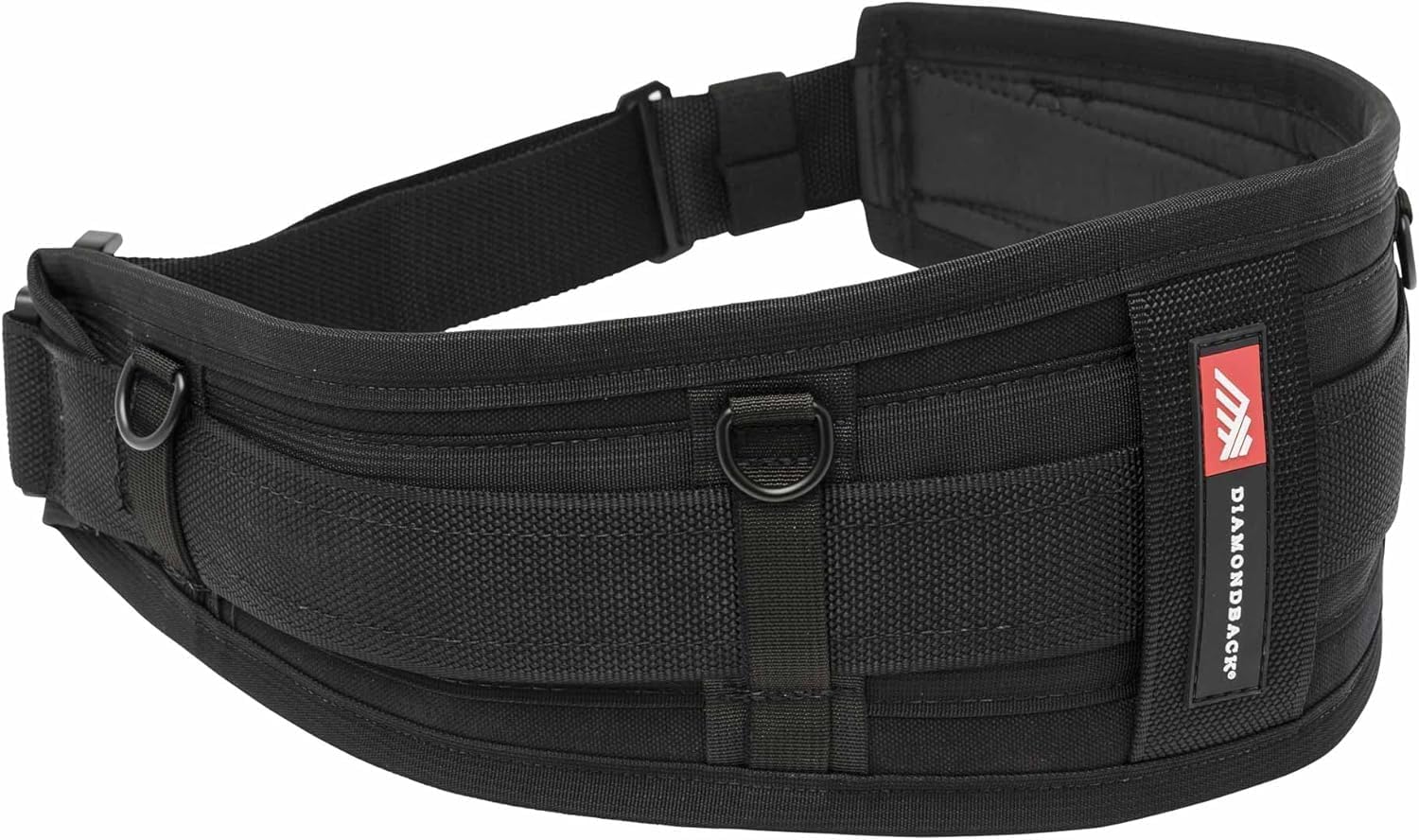 Diamondback 6 Padded Tool Belt - Men & Women - Framer, Carpenter, Ironworker - Black