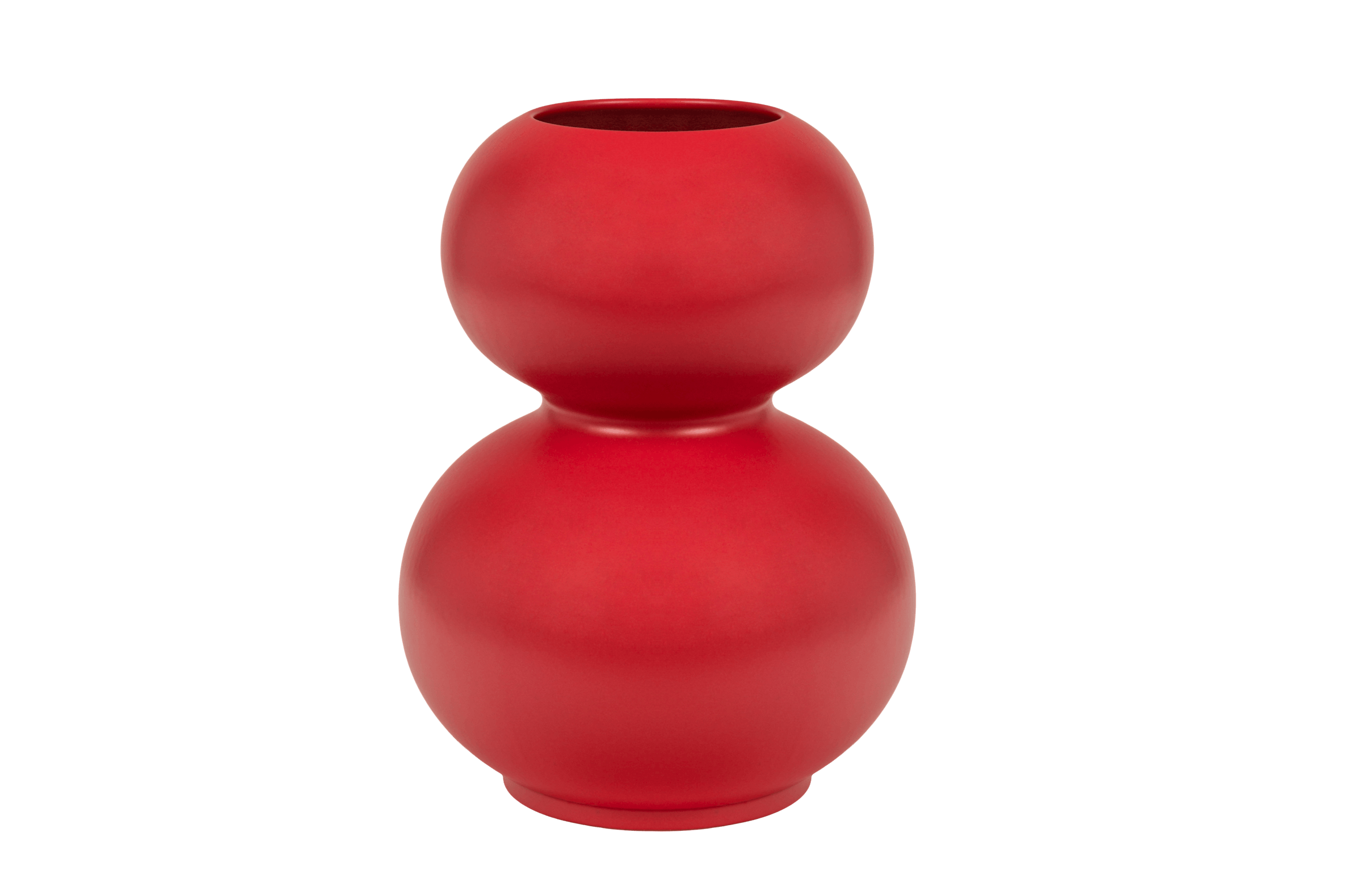 noo.ma TUGA Ceramic Vase - Poppy Red