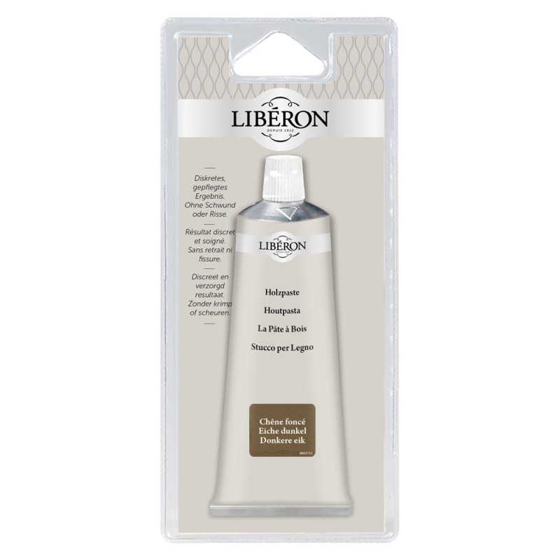 Pâte à bois chêne foncé 0,08 kg LIBERON