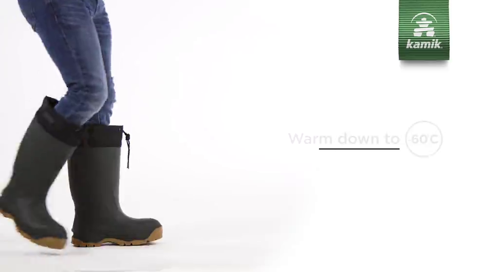 Kamik Men's Mammoth Insulated Rubber Winter Snow Rain Hunting Boots Waterproof Anti-Slip