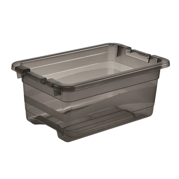 Kristallbox »Cornelia«, grau, Kunststoff, eckig