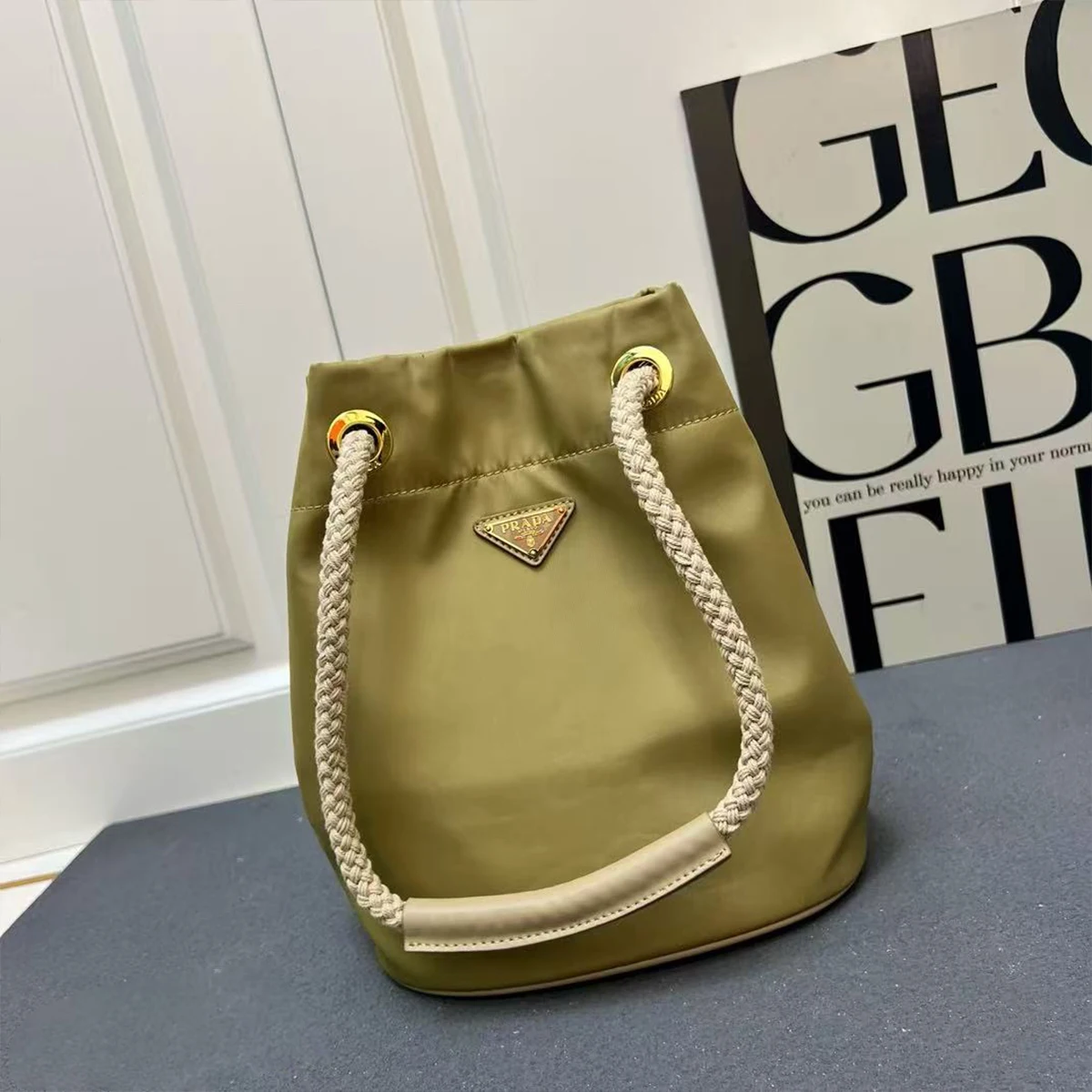Prada Mariner Re-Nylon small bucket bag