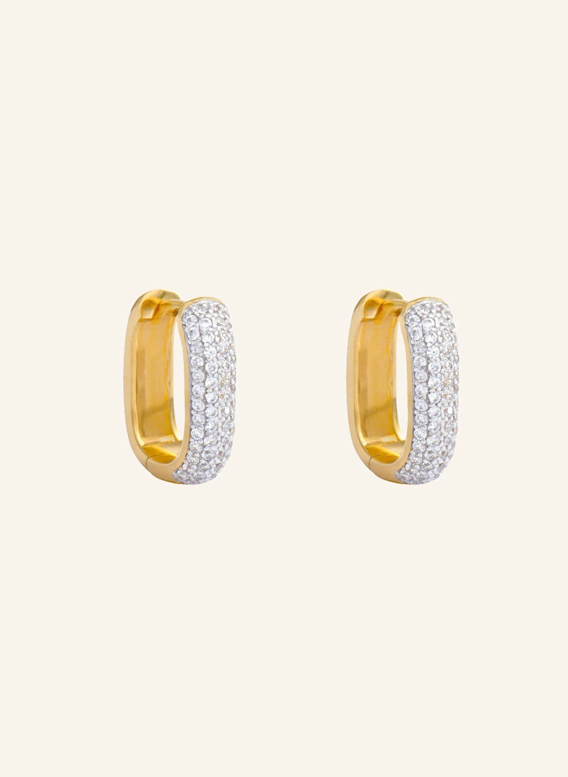 Pompidou Creolen CHLOE MINI PAVé by GLAMBOU