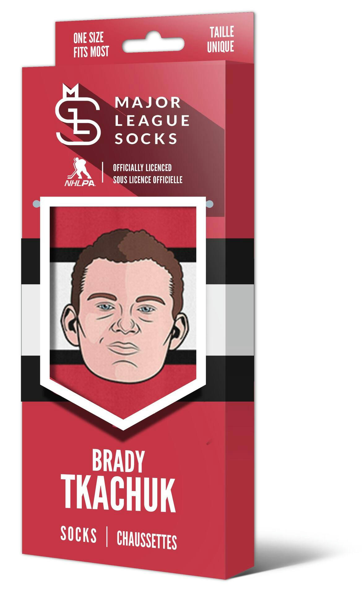 Major League Socks NHL Ottawa Senators Brady Tkachuk 
