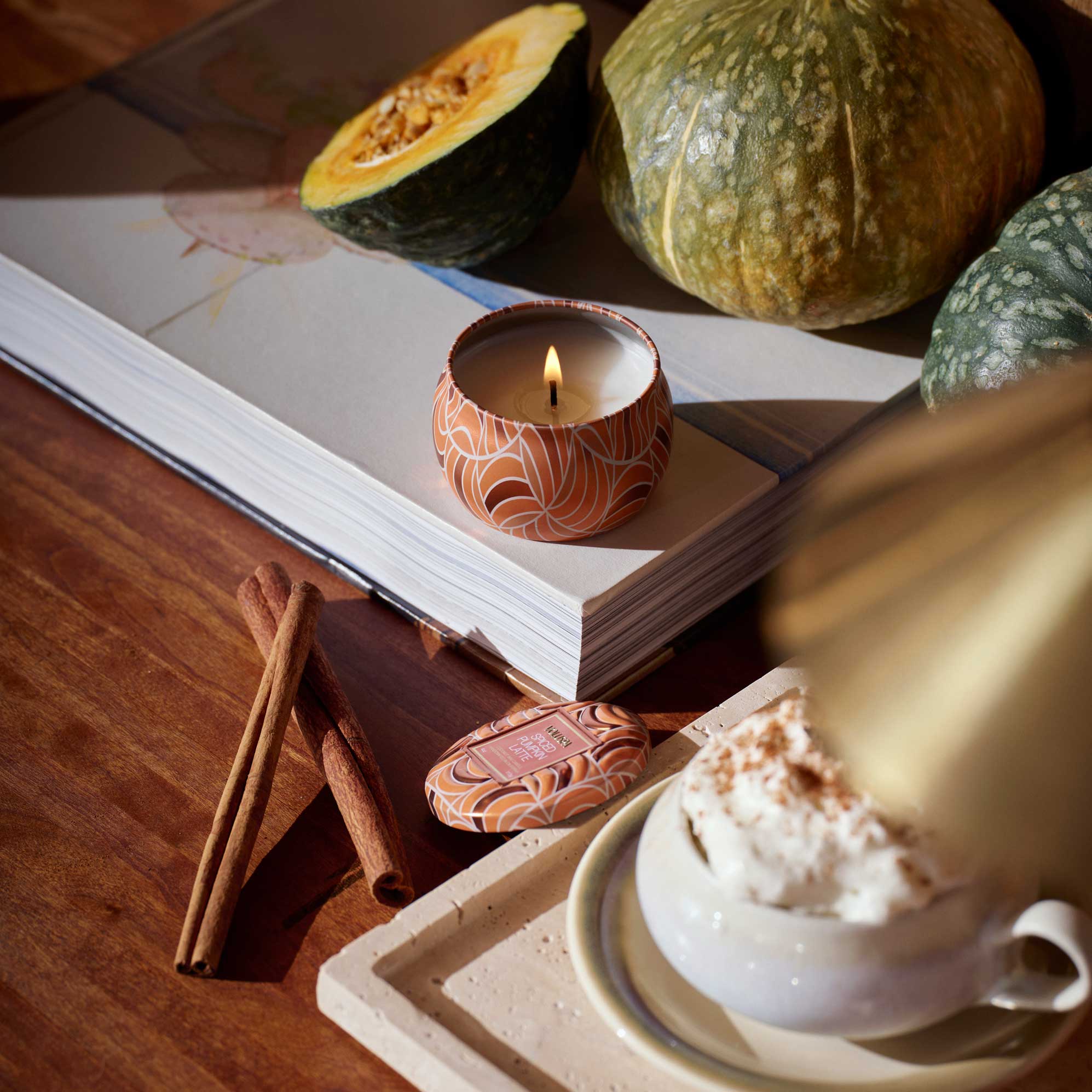 Spiced Pumpkin Latte - Mini Tin Candle
