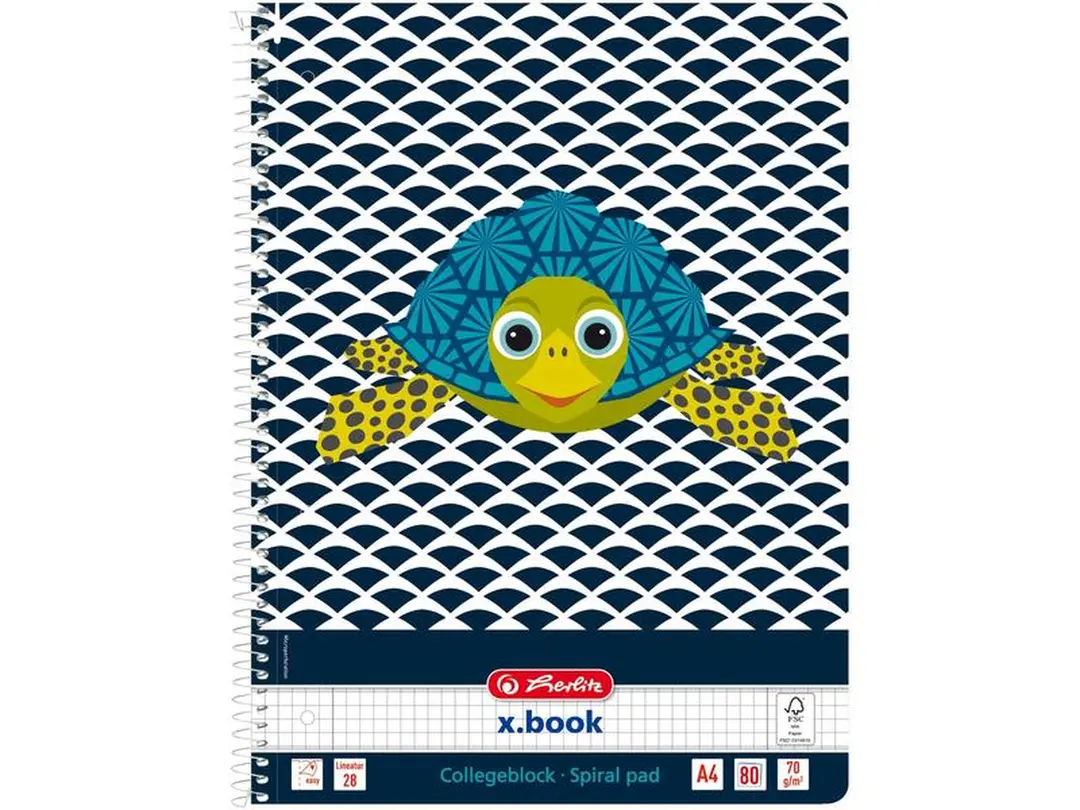 Schreibblock Cute Turtle