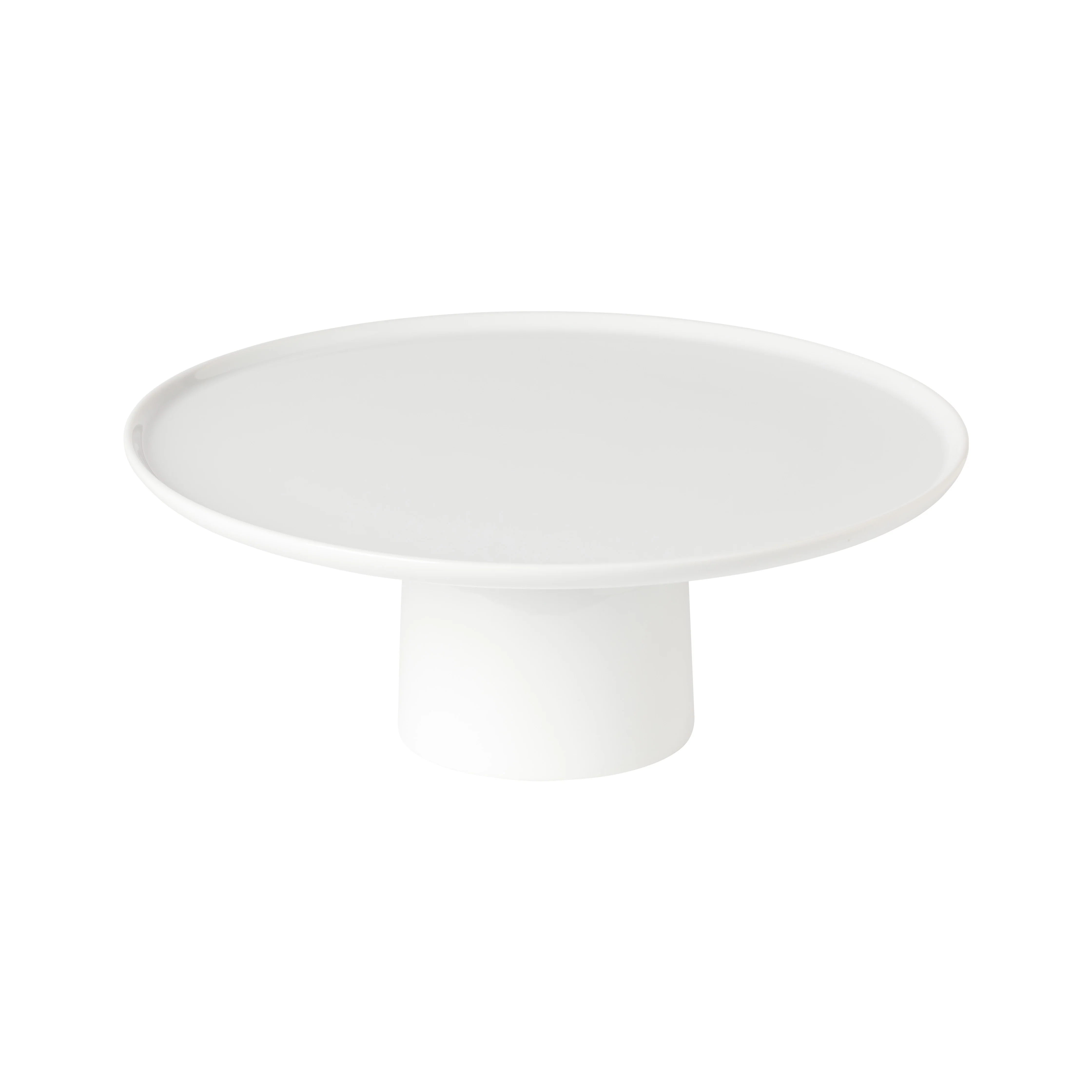 Footed Porcelain Plate Resonance