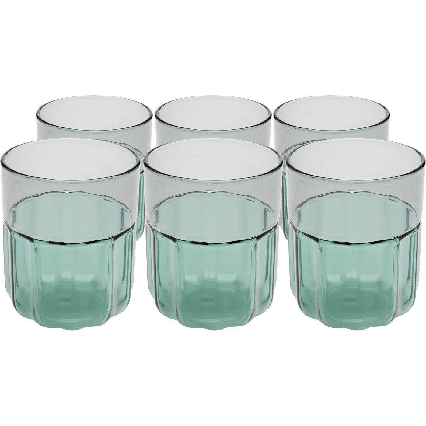 Waterglazen Duetto (6 set) Kare Design