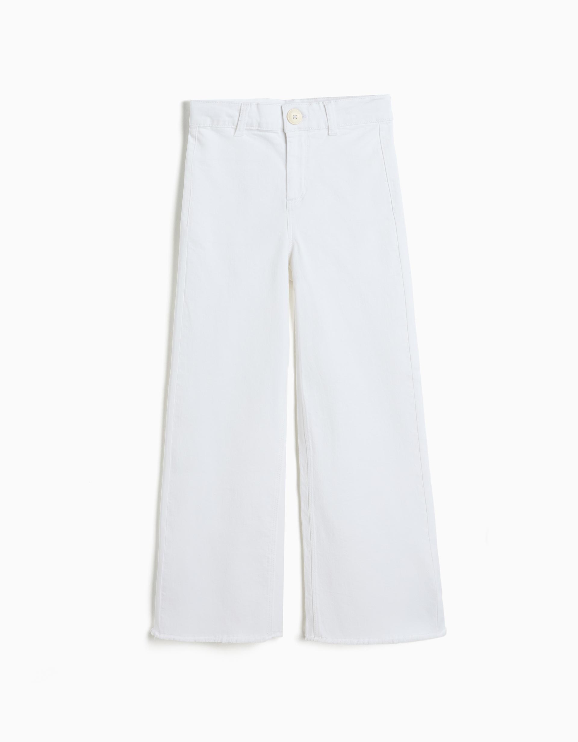 Calças de Ganga 'Marine', Menina, Branco