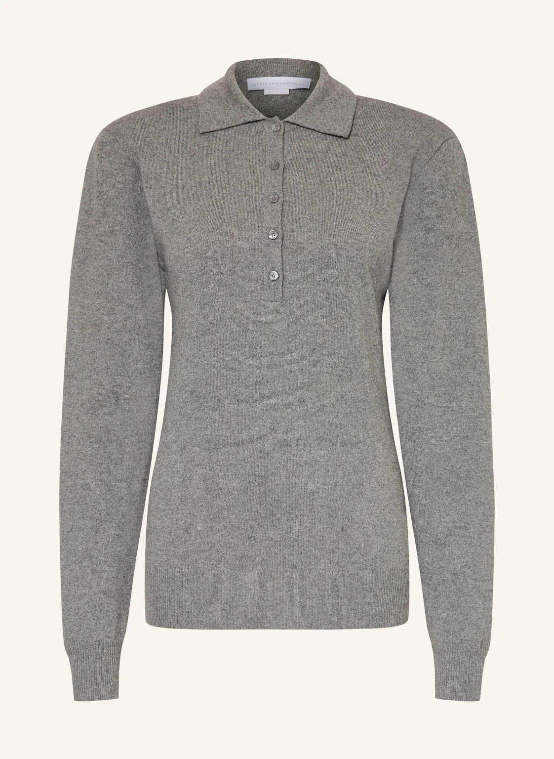 STELLA McCARTNEY Strick-Poloshirt aus Cashmere
