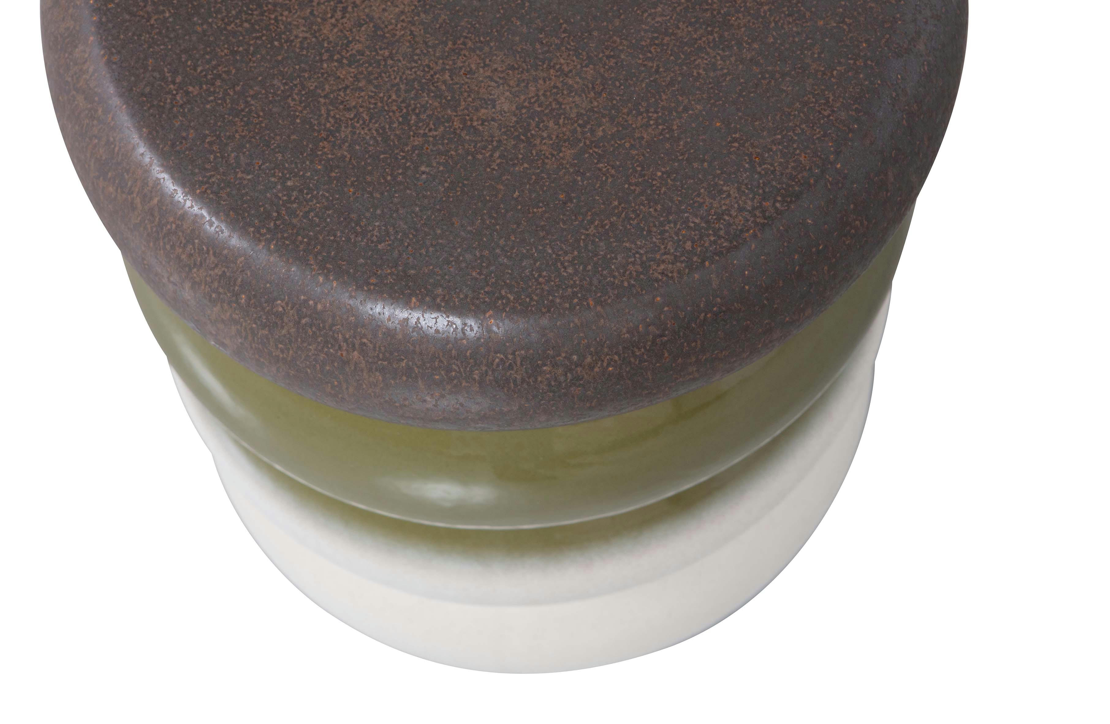 BULB - Table d'appoint en céramique D34cm vert