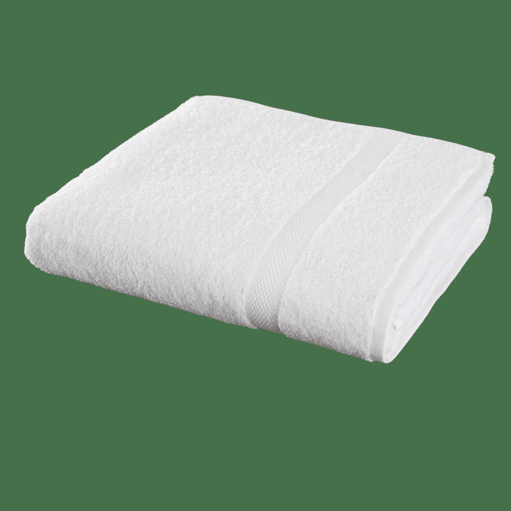LUXE - Maxi drap de bain en coton blanc 100x150 cm