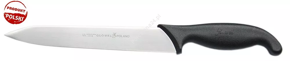 Nóż uniwersalny 20 cm Glowel - Czarny 1E.PC.L200