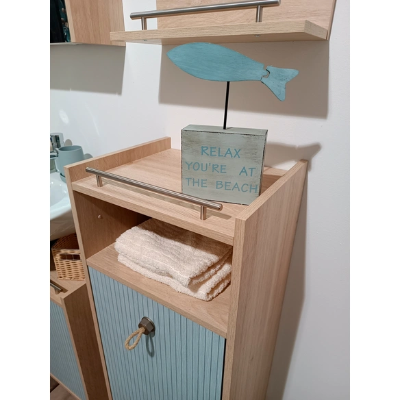 Highboard »Sonderby«, (BxHxT): 40,2 x 104,2 x 33 cm, eiche