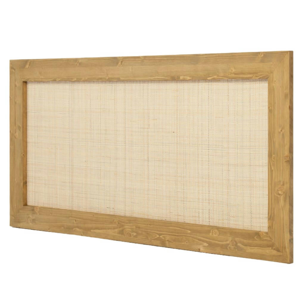 TAYEN - Tête de lit en bois pour lit de 135 cm en couleur marron clair