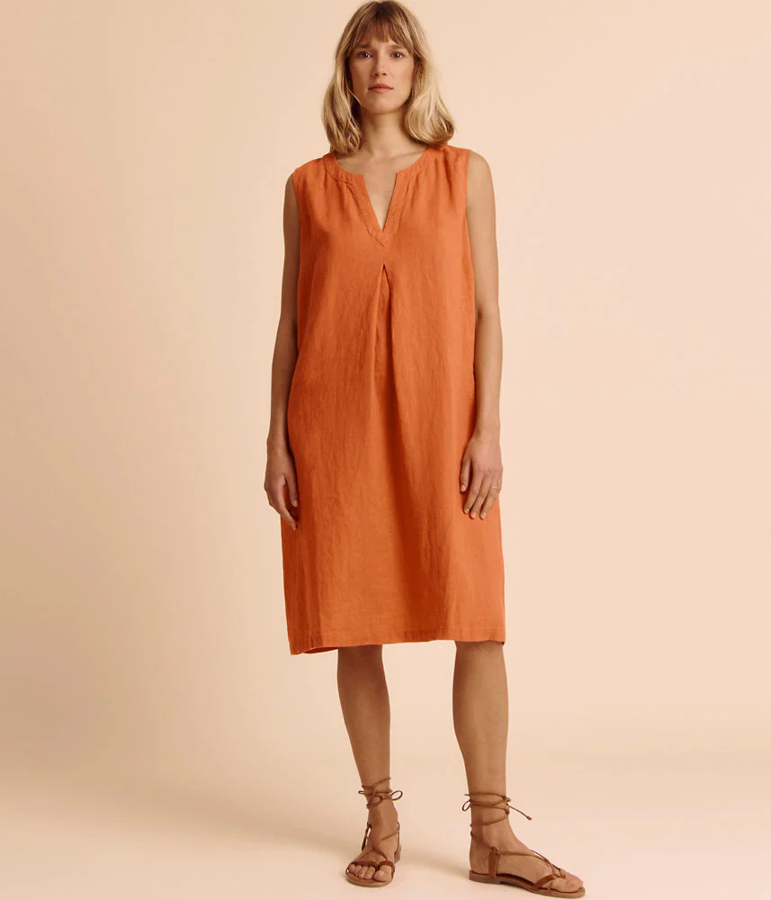 Robe housse en lin lavé ROCALLA/85192/079