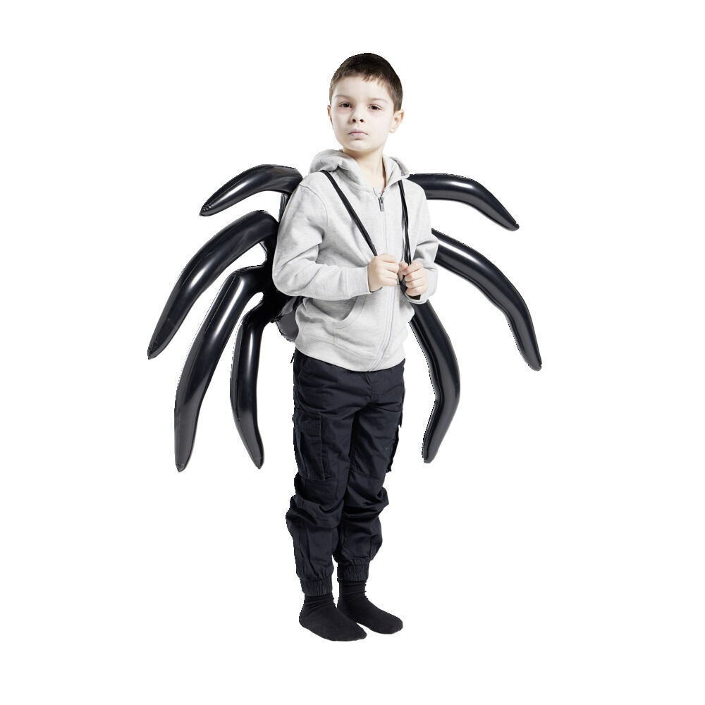 Ailes gonflables araignée Halloween noire - Taille unique