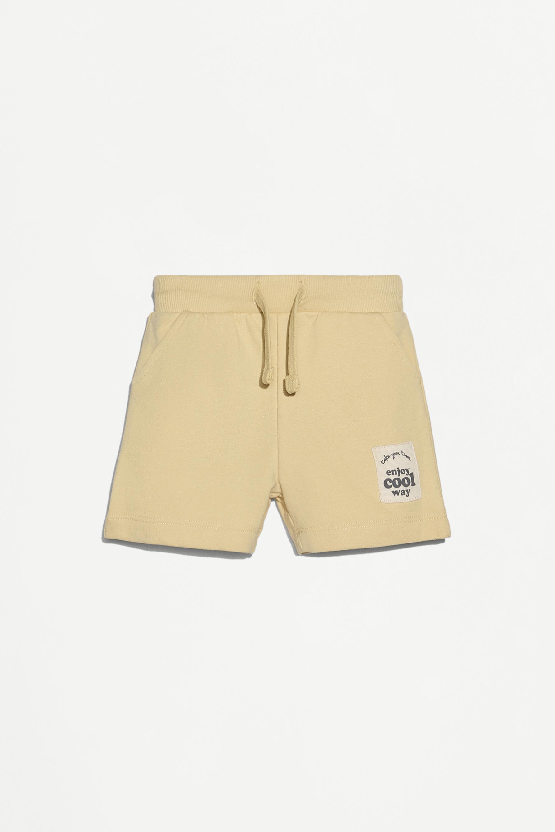 Pack 2 bermudas felpa lisas