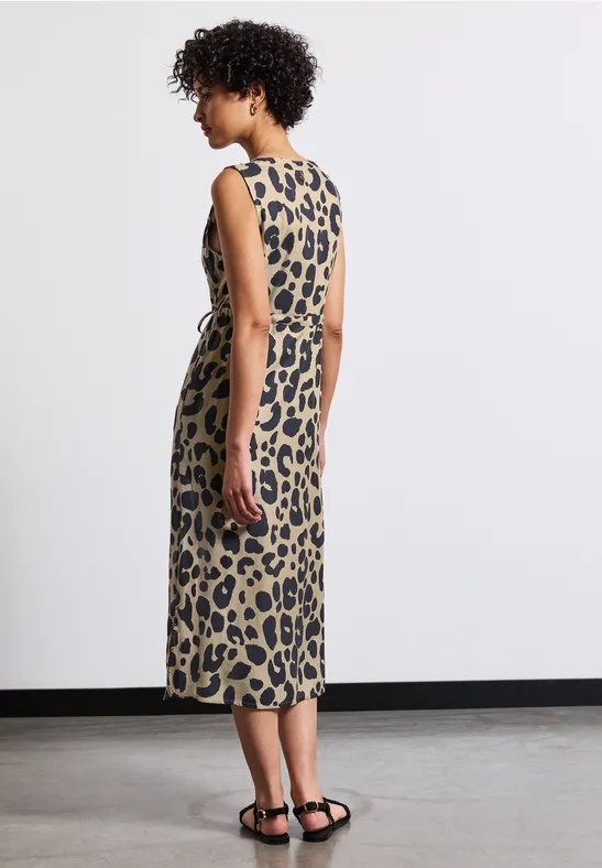 Gemustertes Midi-Kleid