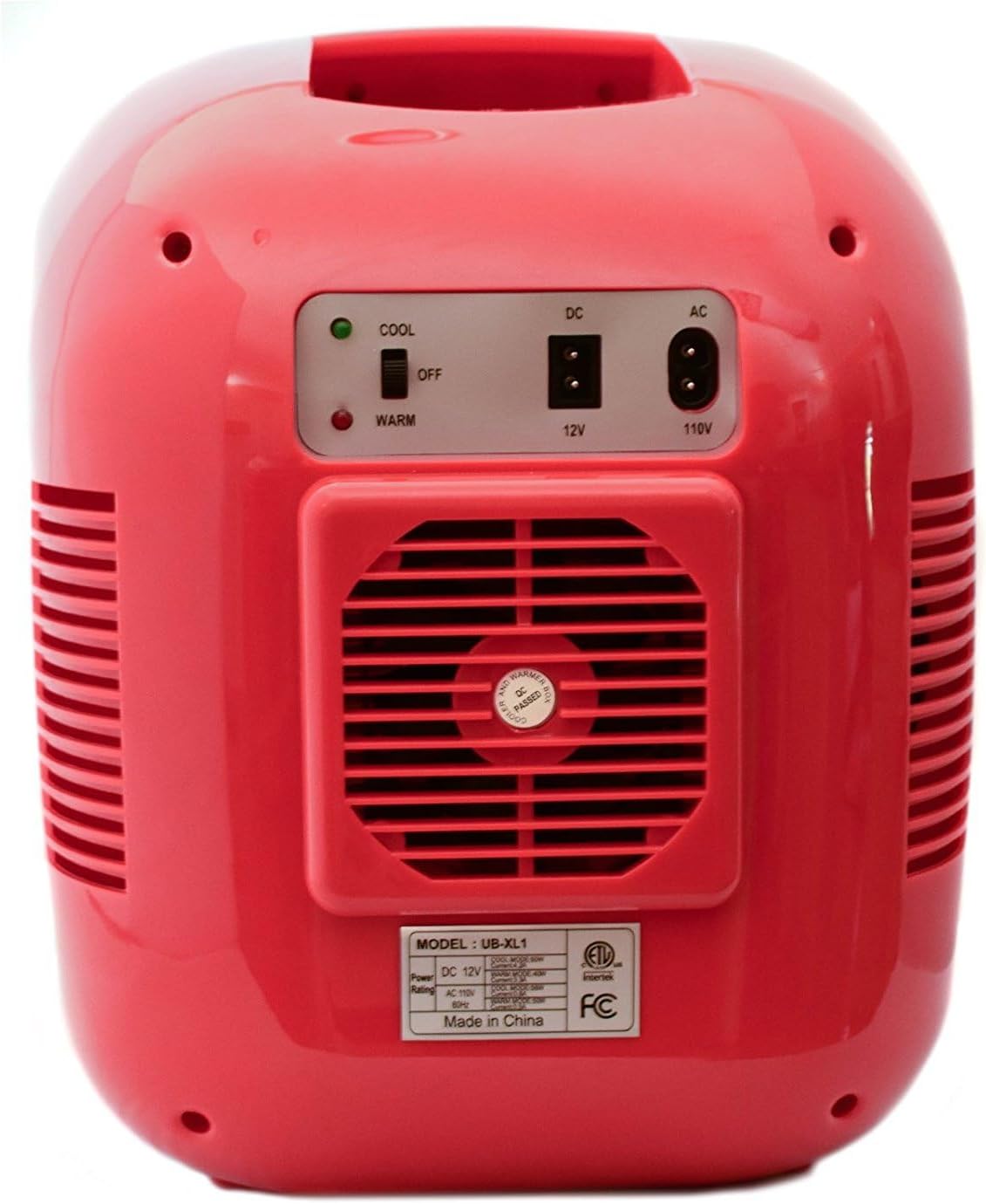 Uber Appliance UB-XL1-RED Chill 12 Can Retro Personal Mini Fridge