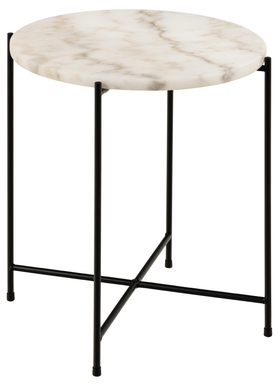 Rebellenclub Bijzettafel Kosta - Ø42 - Wit