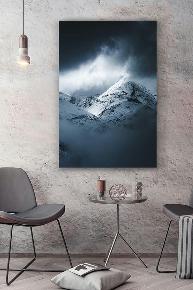LUMIÈRE CONTRE OMBRE - Photographie d'art d'Hugo Grandcolas 60x90 cm sur plexi