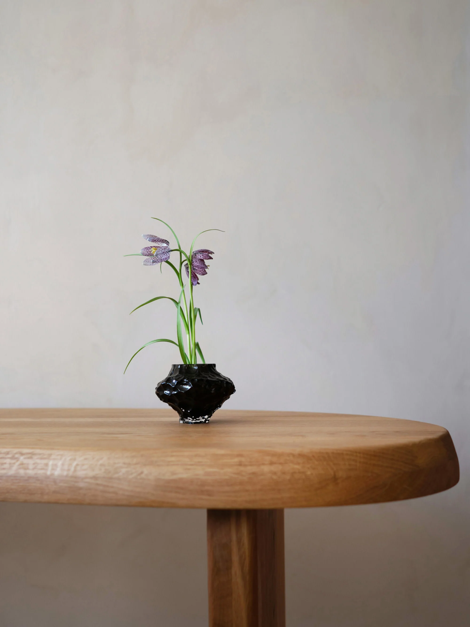 Mundgeblasene Glas-Vase Canyon, H 8 cm