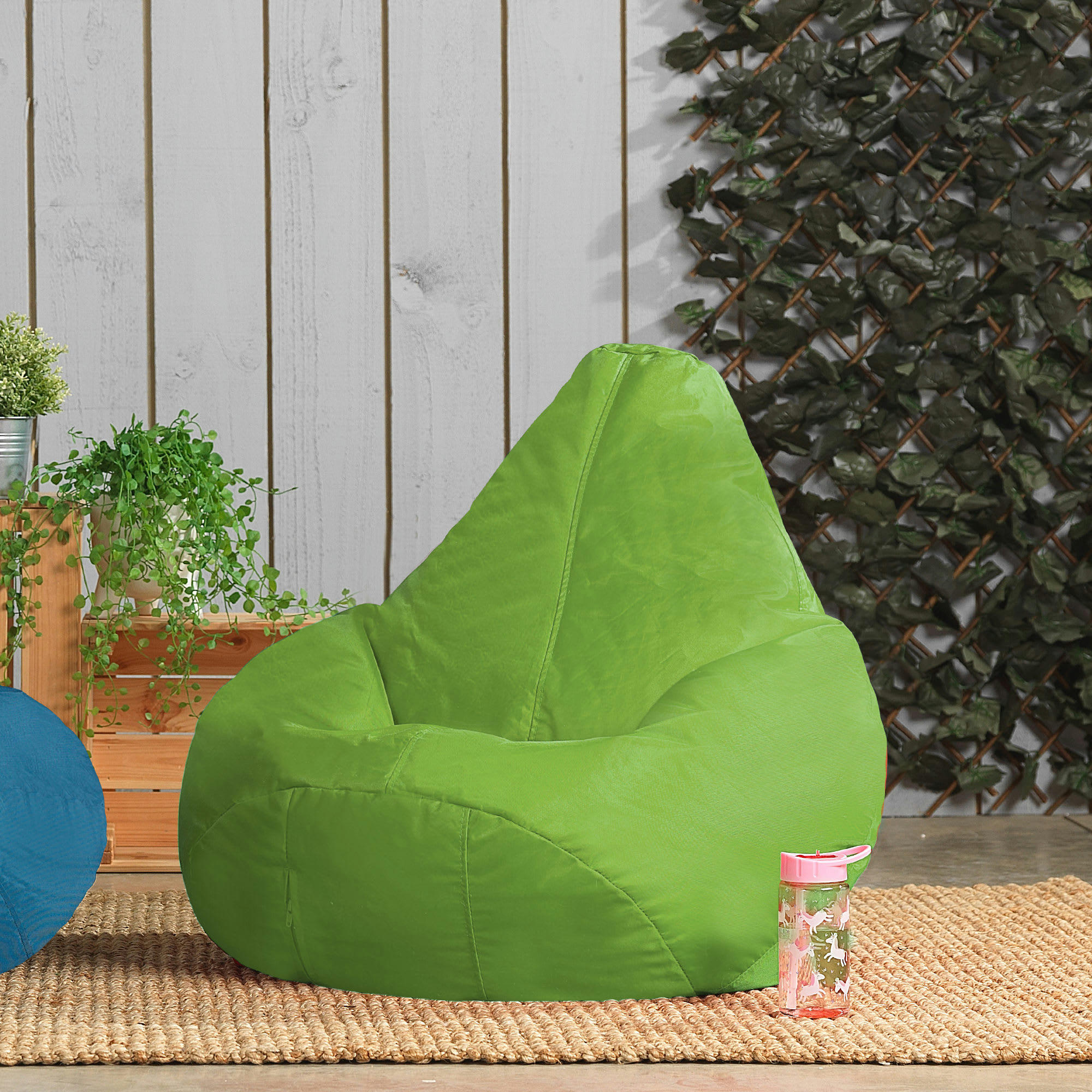 - Pouf enfant inclinable vert citron