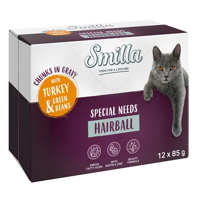 Smilla Special Needs Hairball Chunks in Gravy with Turkey & Green Beans