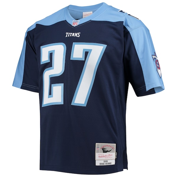 Eddie George Tennessee Titans Big & Tall 1999 Retired Player Replica Jersey - Navy