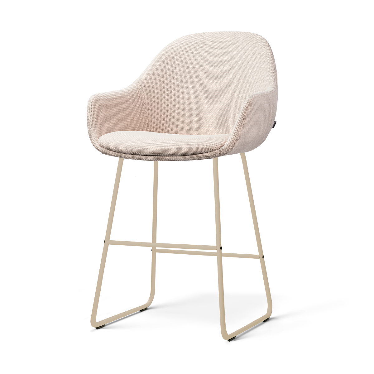 Nolon Nino-Mae barkruk beige - beige onderstel - 65 cm