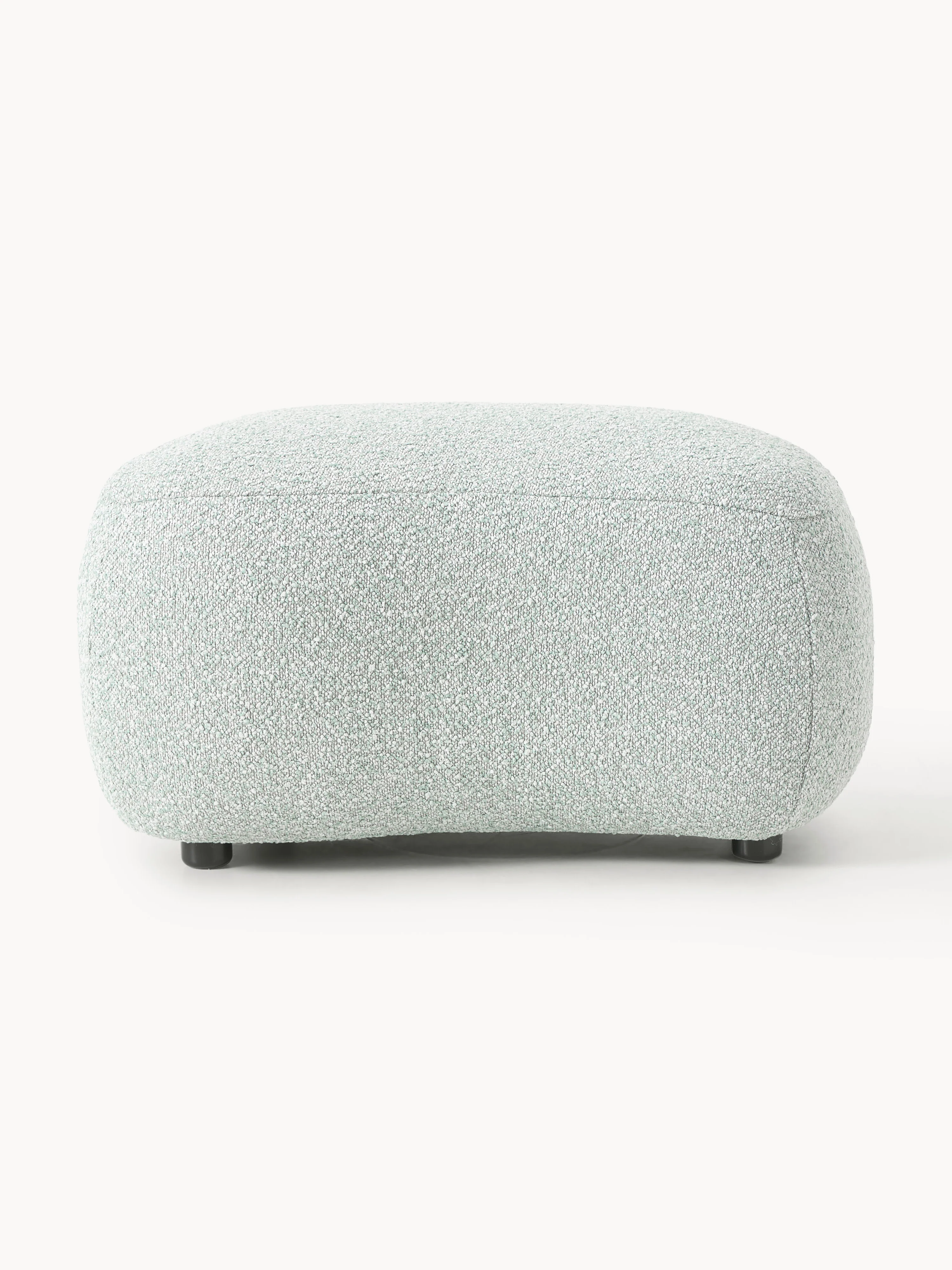 Bouclé-Sofa-Hocker Alba
