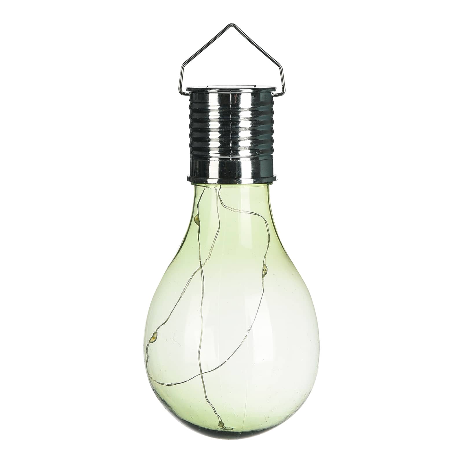 Solarleuchte Glühbirne Grün, ⌀ 8 cm, H 150 mm