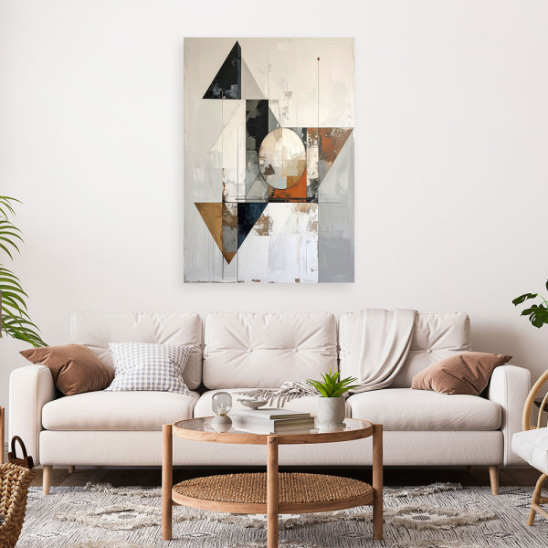 Obraz do salonu sypialni biura, Abstrakcja geometryczna 20x30