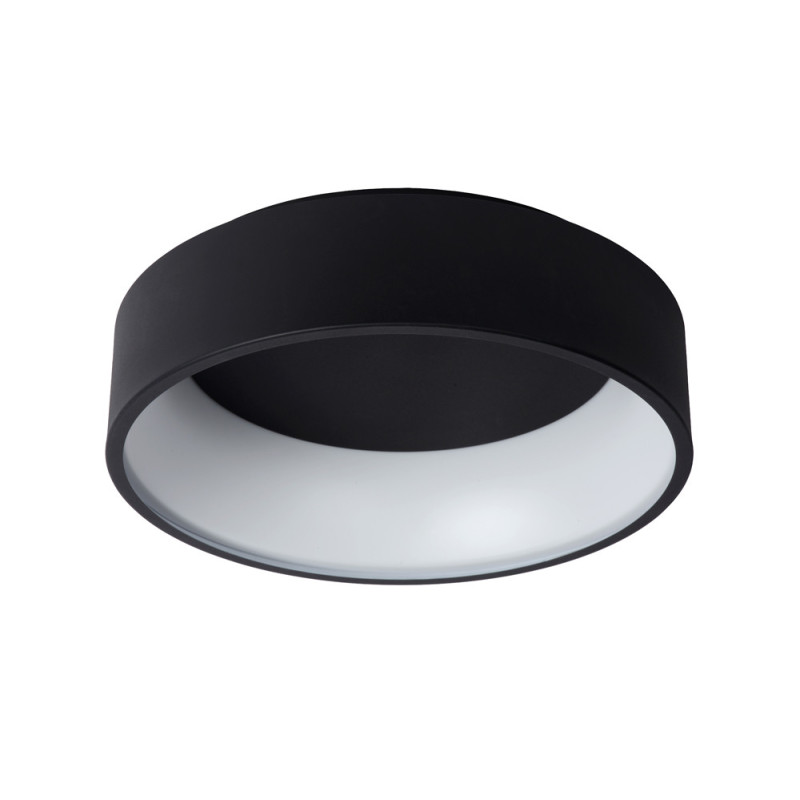 Plafonnier LED Talowe noir Ø 45,5 cm 1800 lm 30 W LUCIDE