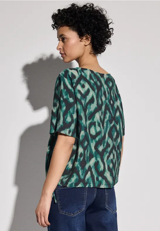 Bluse mit Print
