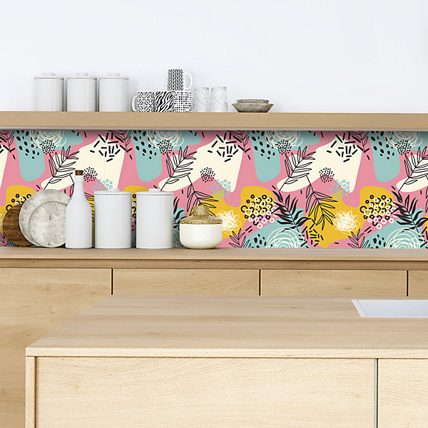 Crédence adhésive déco jungle 50x200 cm