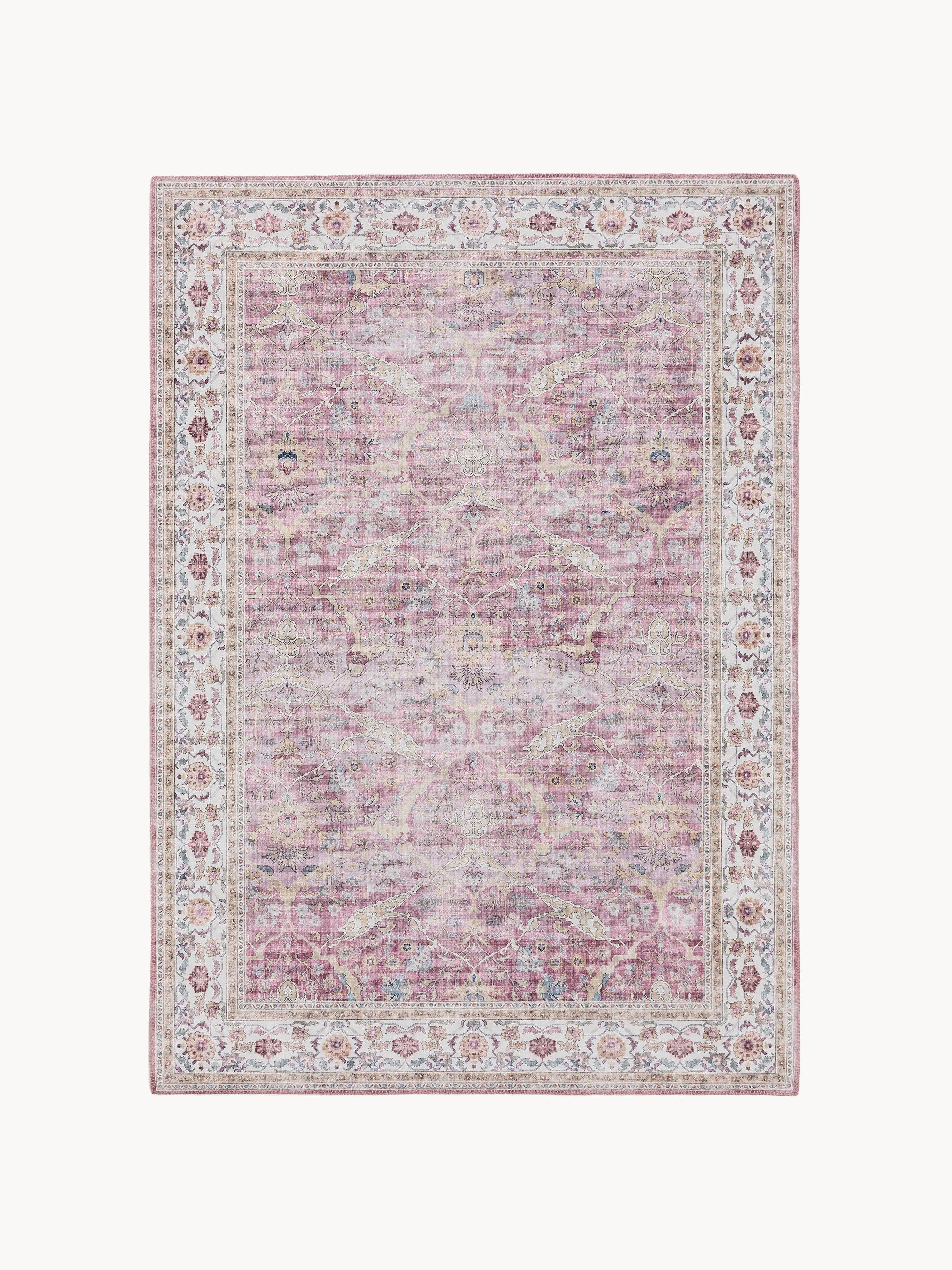 Kurzflor-Teppich Laury mit Ornamentmuster