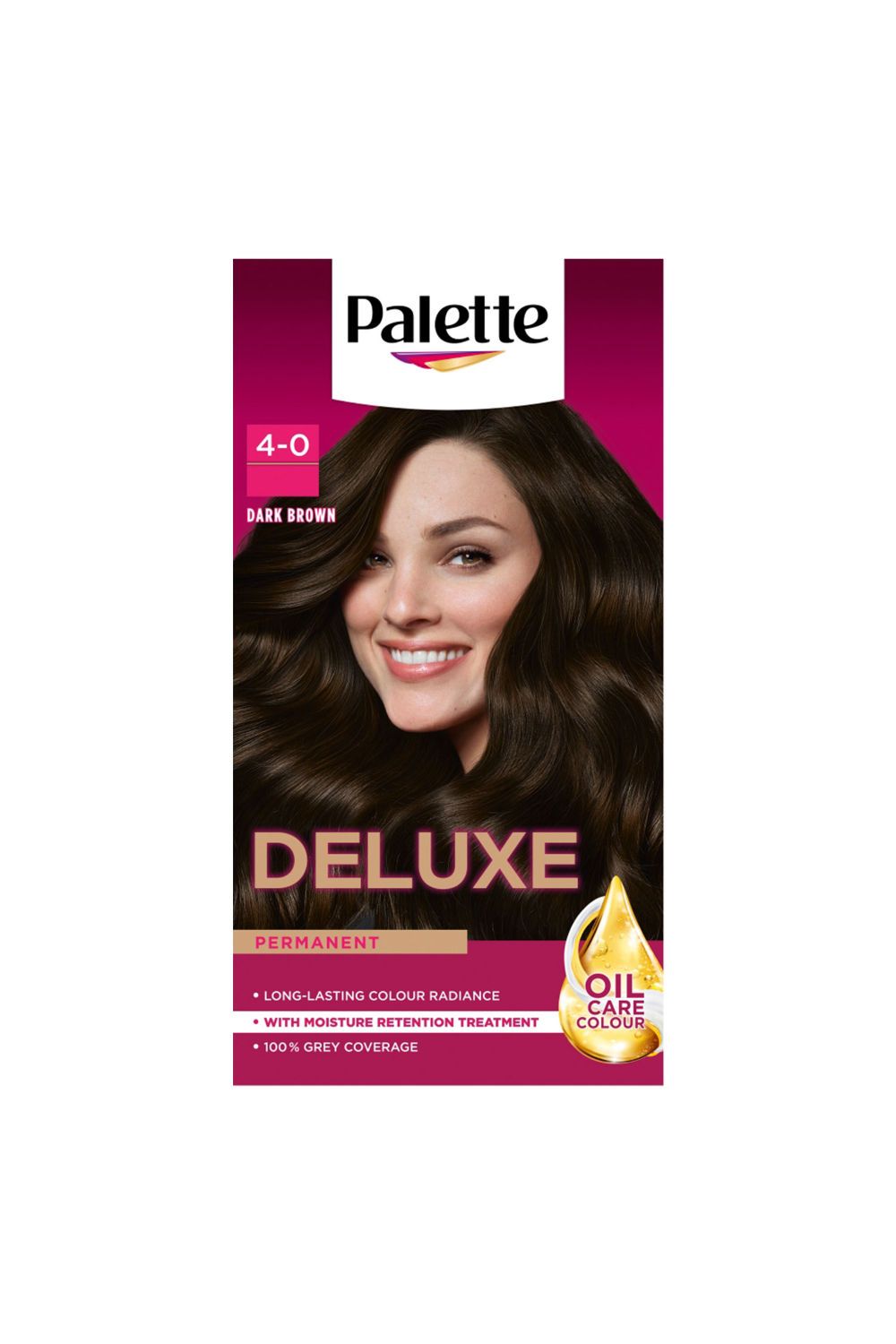 Schwarzkopf Deluxe Creme Colouration 4-0 Dark Brown 'Hair Dye', 2 Pack