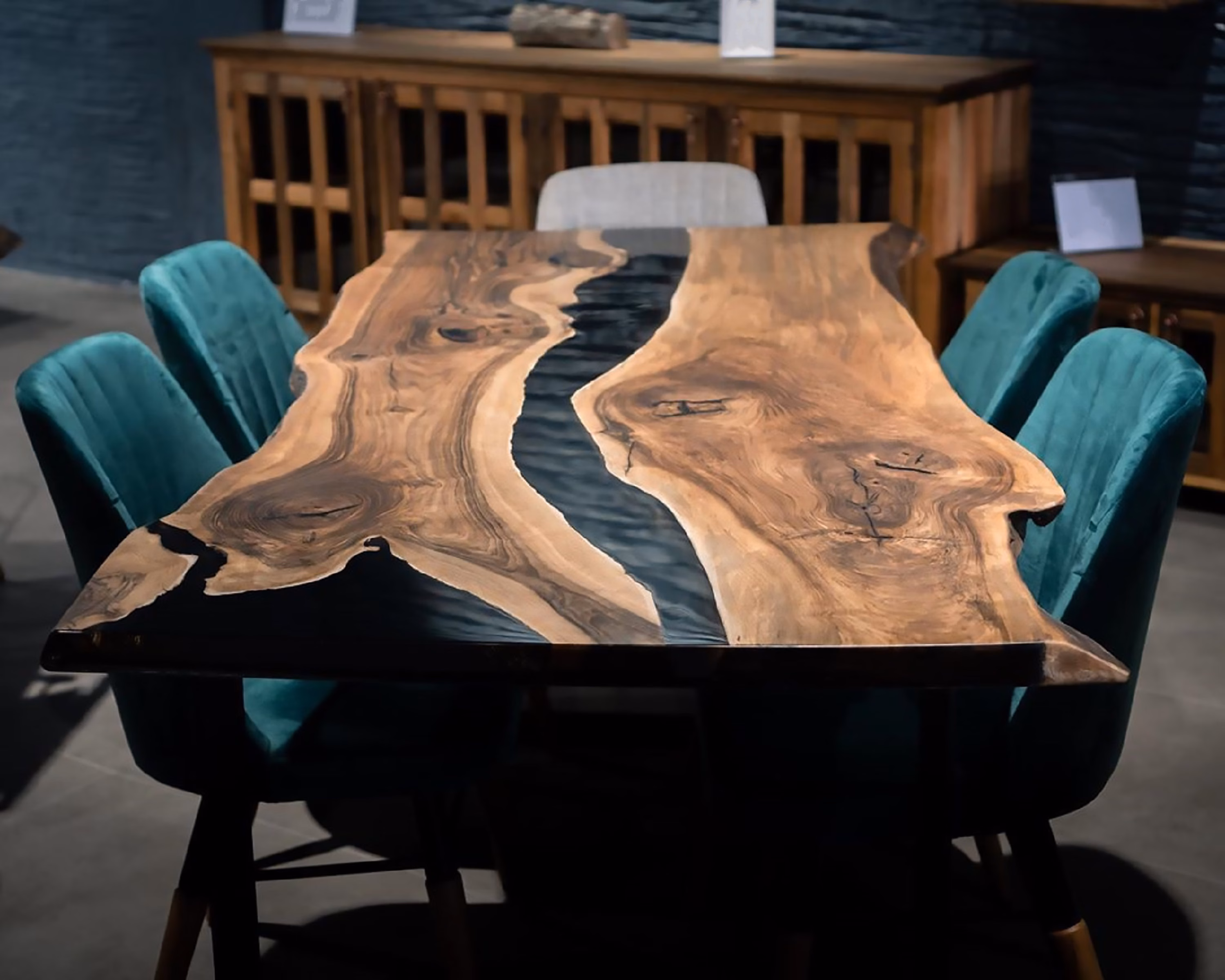 Epoxy Table, Custom Dining Table, Dining Room Table, Live Edge Table, Epoxy Kitchen Table, Custom Epoxy Dining Room Table