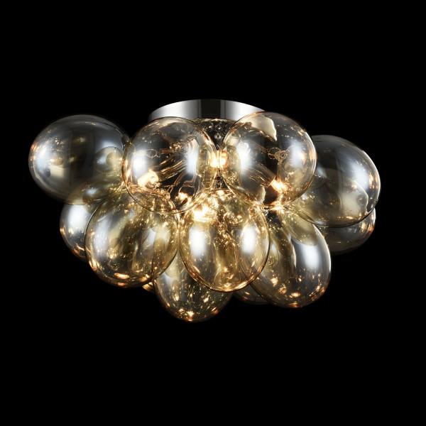 Lampa sufitowa nikiel-transparentna BALBO 4xG9x28W wym: 25x38x38 cm Maytoni