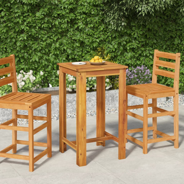 Ogrodowy stolik barowy Brąz 60 x 60 x 105 cm Drewno vidaXL