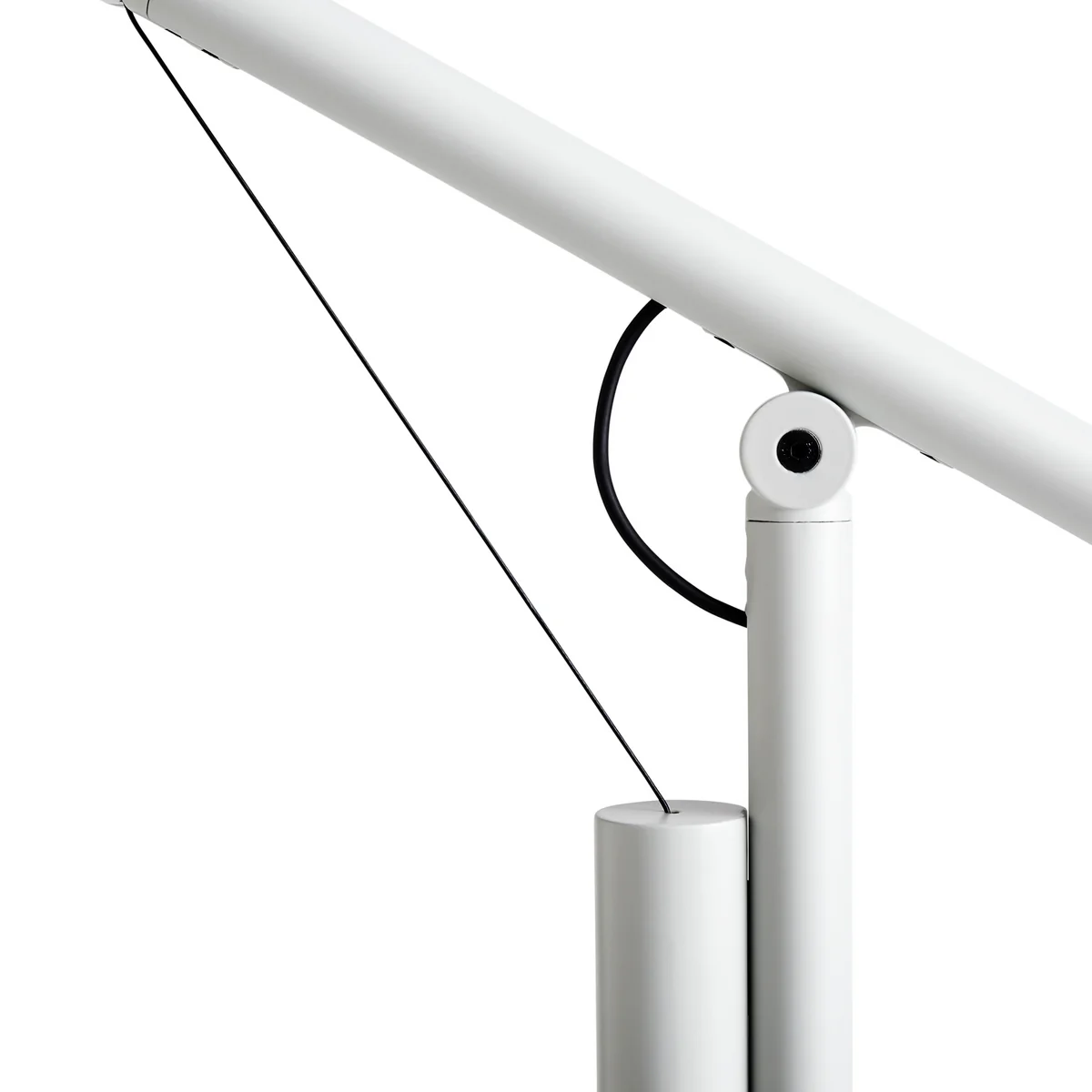 HAY - Fifty-Fifty Mini LED Tischleuchte, soft black