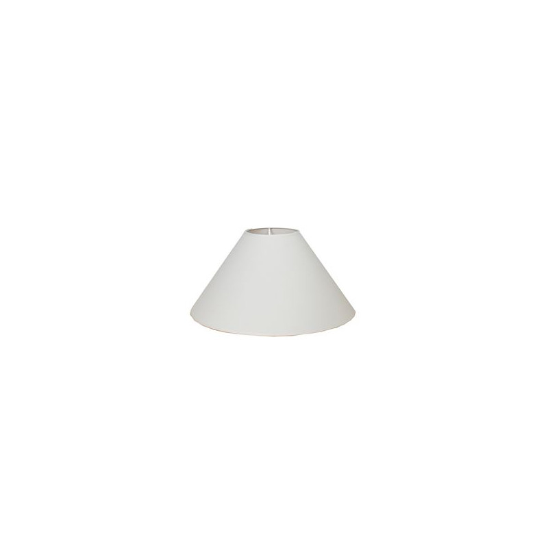 Abat-jour Tonkinois en coton gris clair Ø 40 cm NIEDERAU