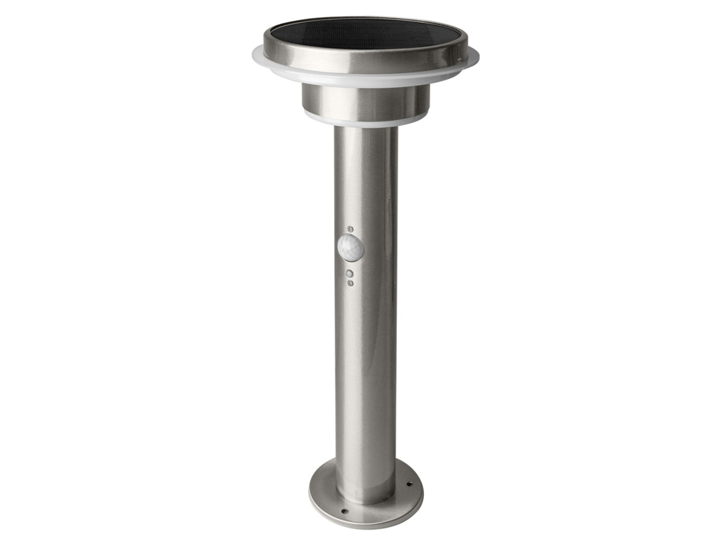 Lampa solarna Endura Style LED 40 cm stalowa srebrna