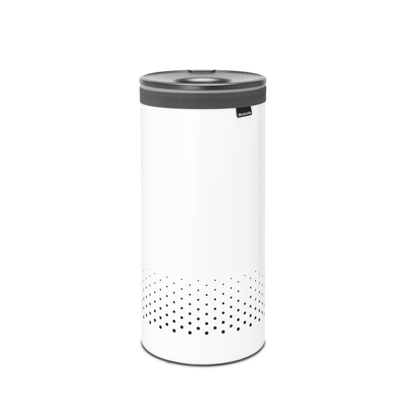Panier à linge blanc et gris foncé 35 L BRABANTIA