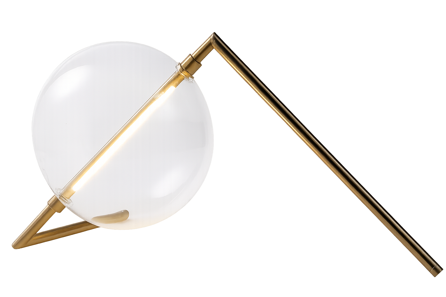 Lampa stołowa AMORE LED złota 25 cm