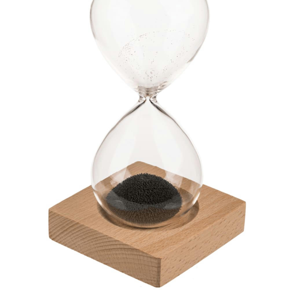 - Sablier de décoration magnétique noir