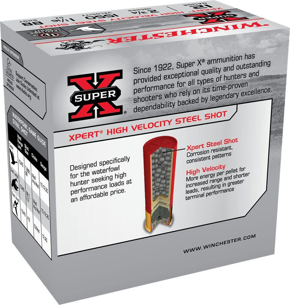 Winchester Xpert 12-Gauge High Velocity #BB Steel Shotgun Shells, 2.75-in